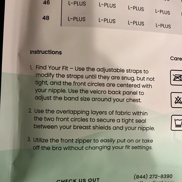 🔴 Motif Medical Hands Free Pumping Bra in black size XS-L, NIB - Picture 6 of 8